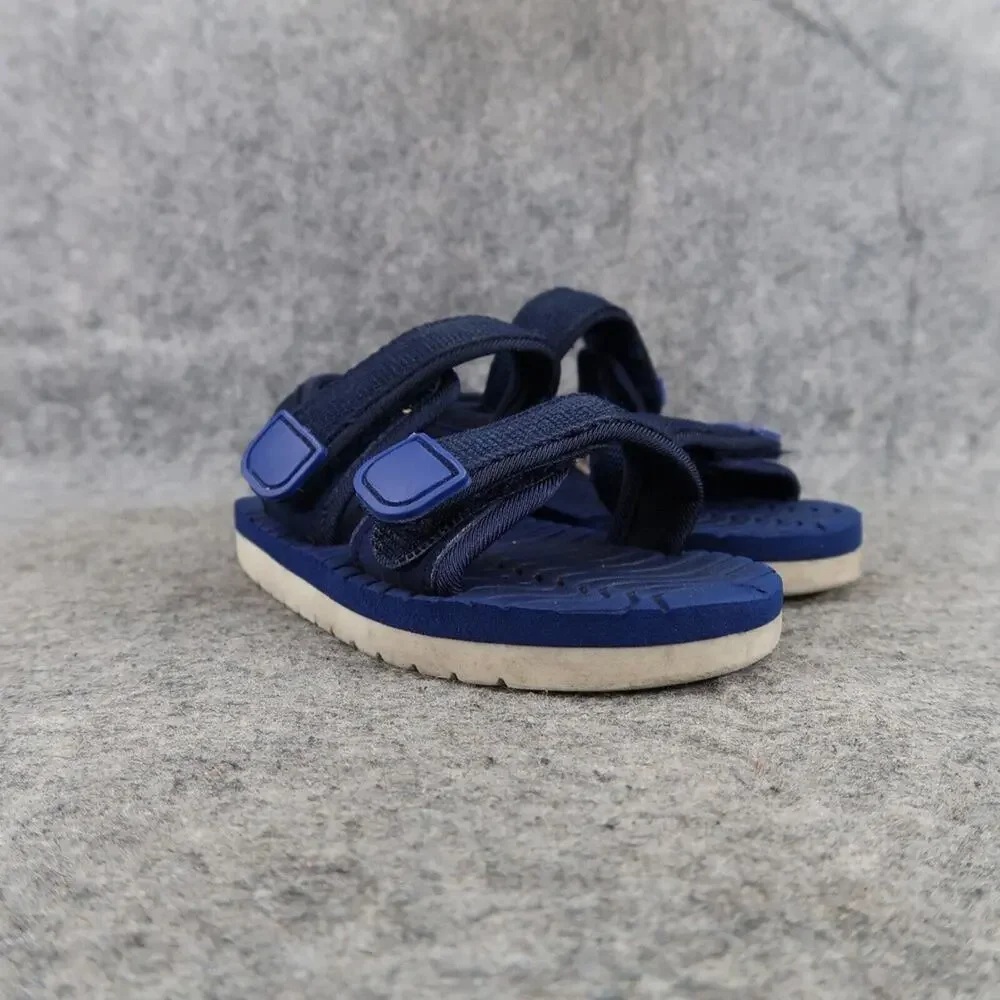 Cat & Jack Shoes Toddler 7 Sandals Active Casual Double Adjustable Straps Blue